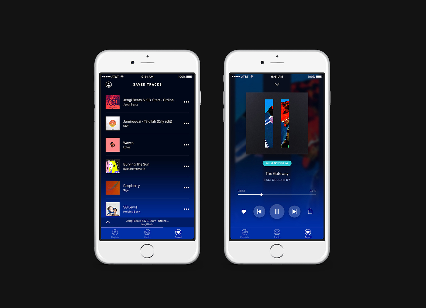 museekly iphone app music player
