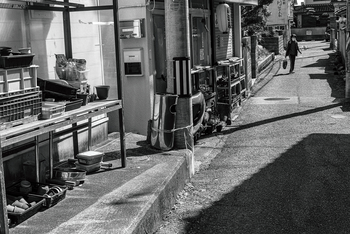 black and white japan monochrome people Wakayama Prefecture