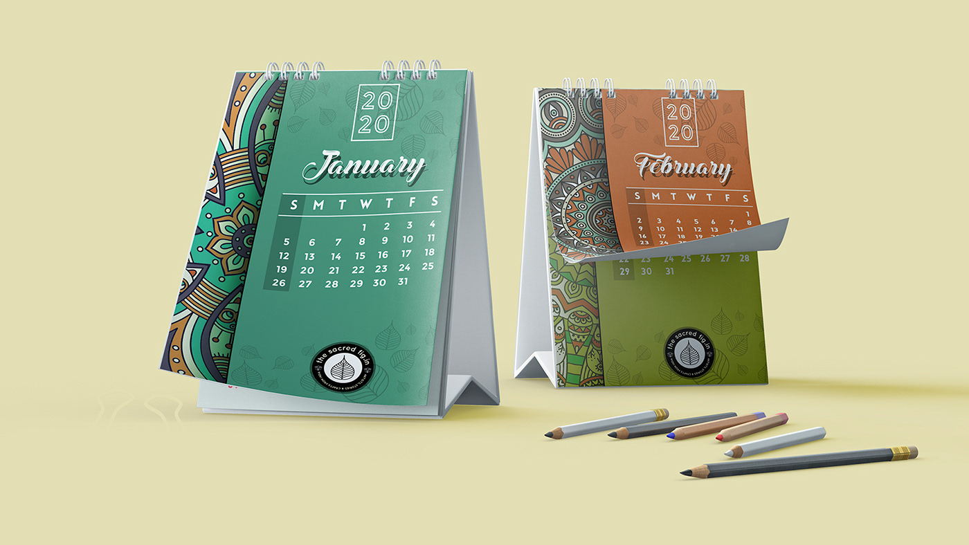 calendar design graphic design  product design 