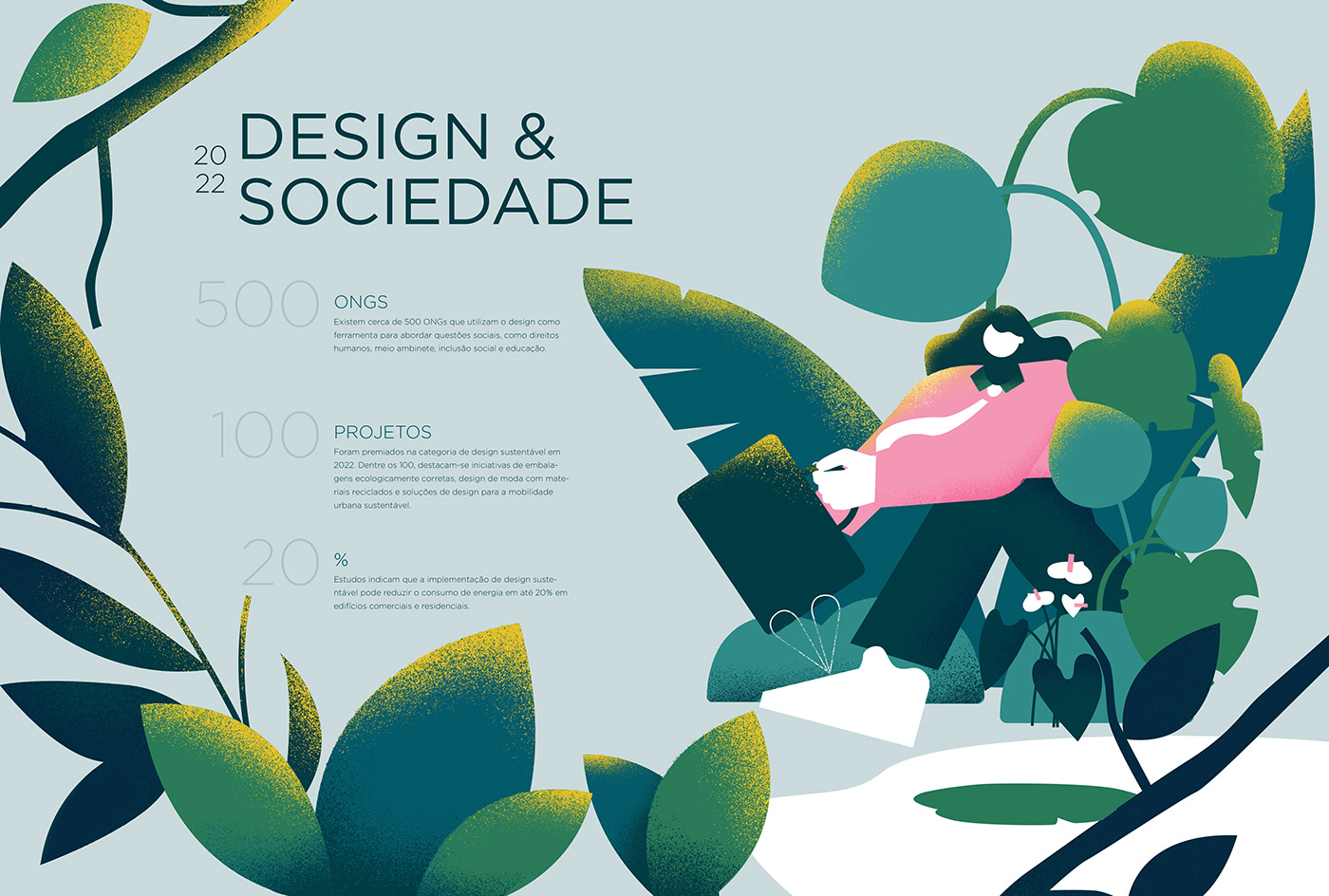 vector adobe illustrator Graphic Designer concept visual Ilustração design gráfico designer