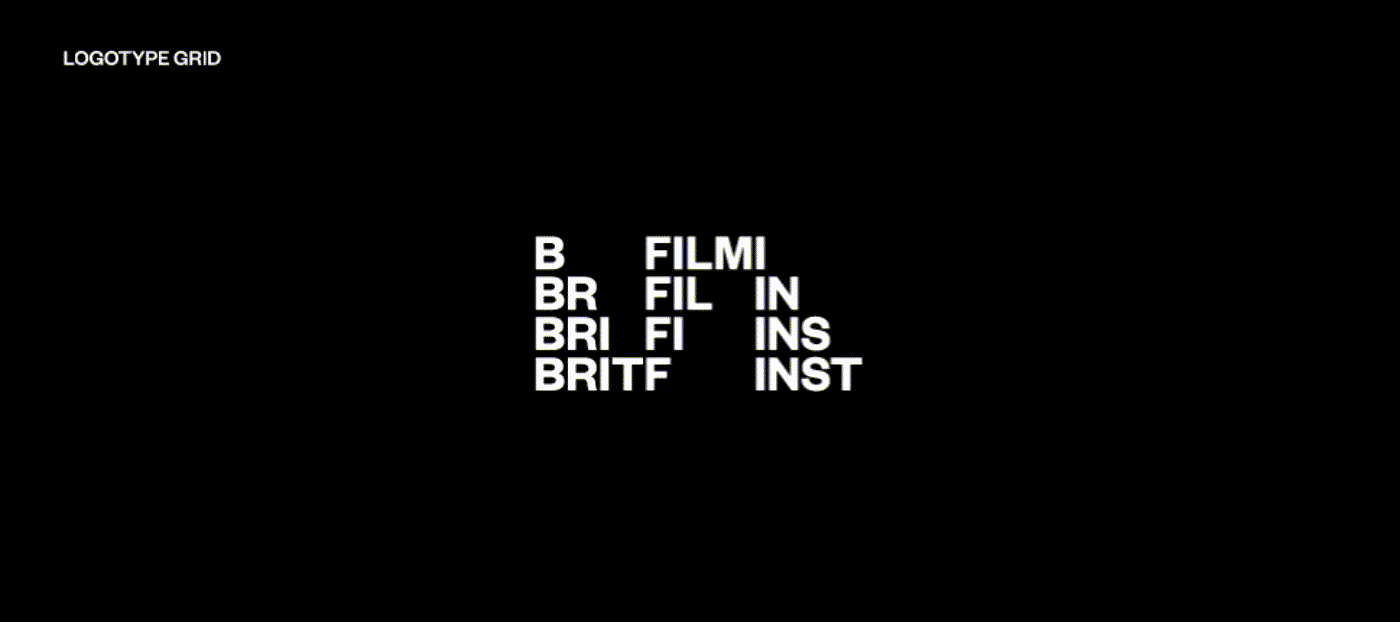Identity System branding  BFI logo Rebrand adobeawards