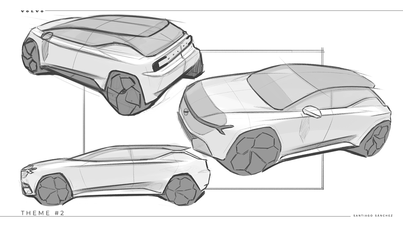 car design Volvo Transportation Design sketching ai stable diffusion artificial intelligence carsketch car Hatchback