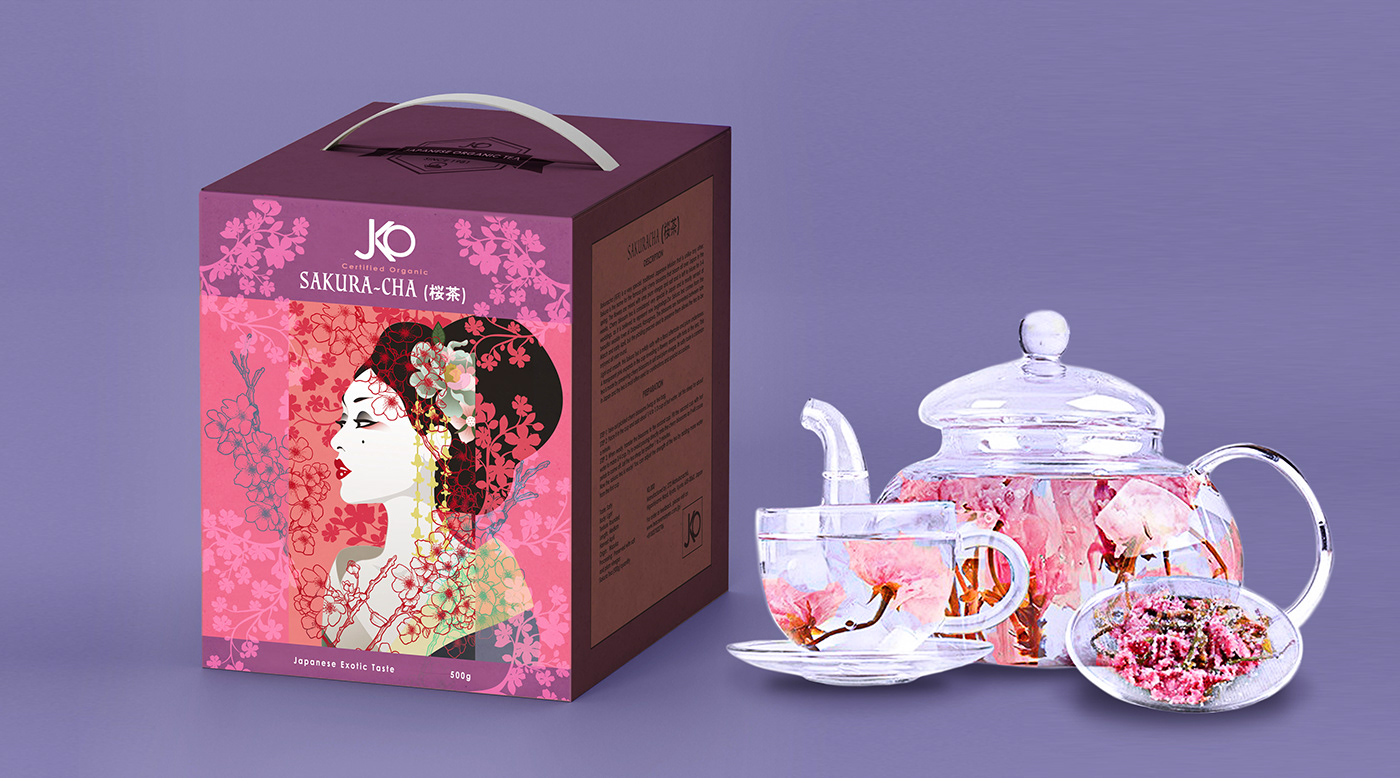 branding  design japanese matcha Packaging tea packaging design beverages product packaging