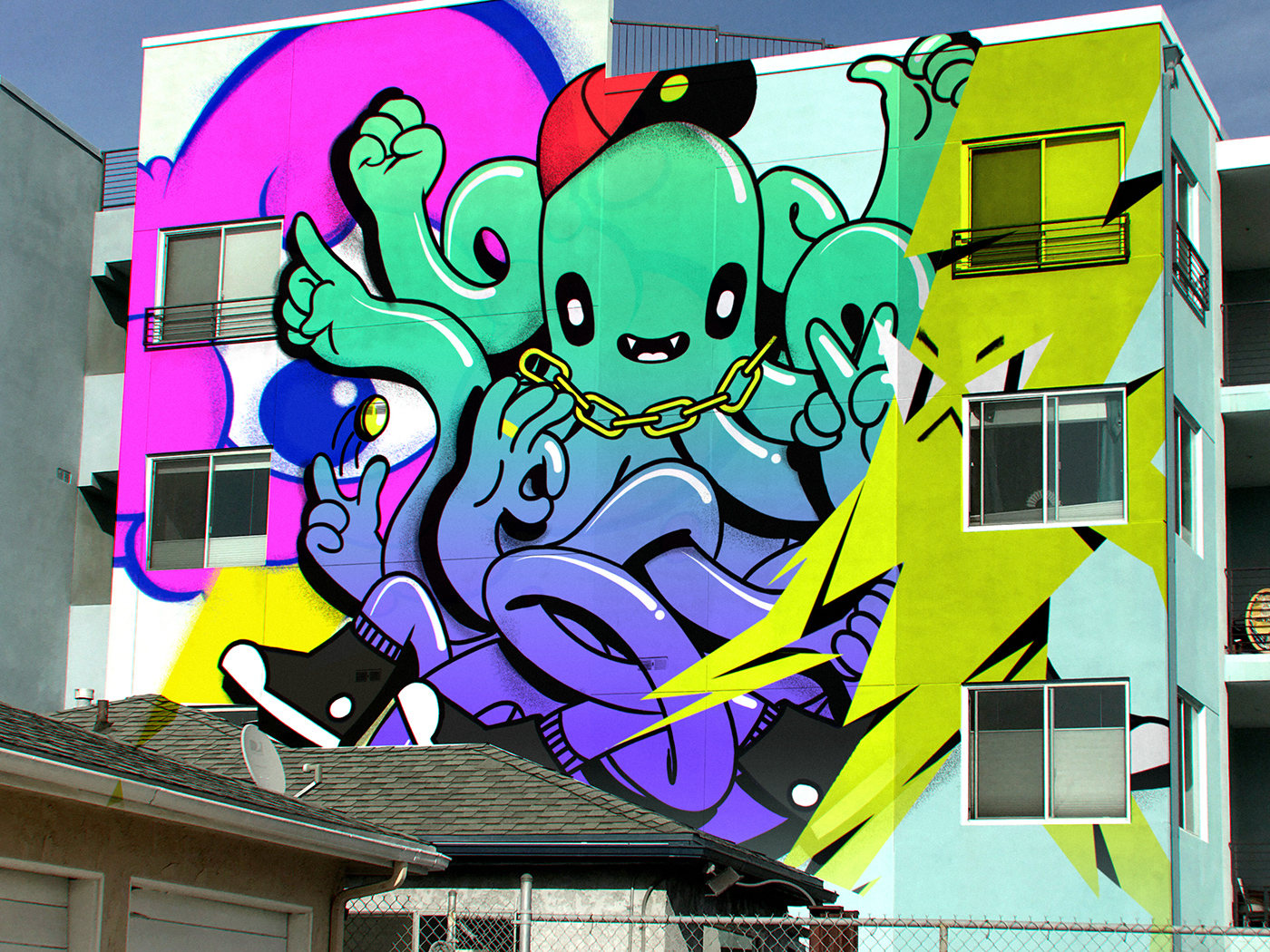 Graffiti Street Art  ILLUSTRATION  Character design  2D Animation cell animation Psyop Paul Cayrol motion graphics 