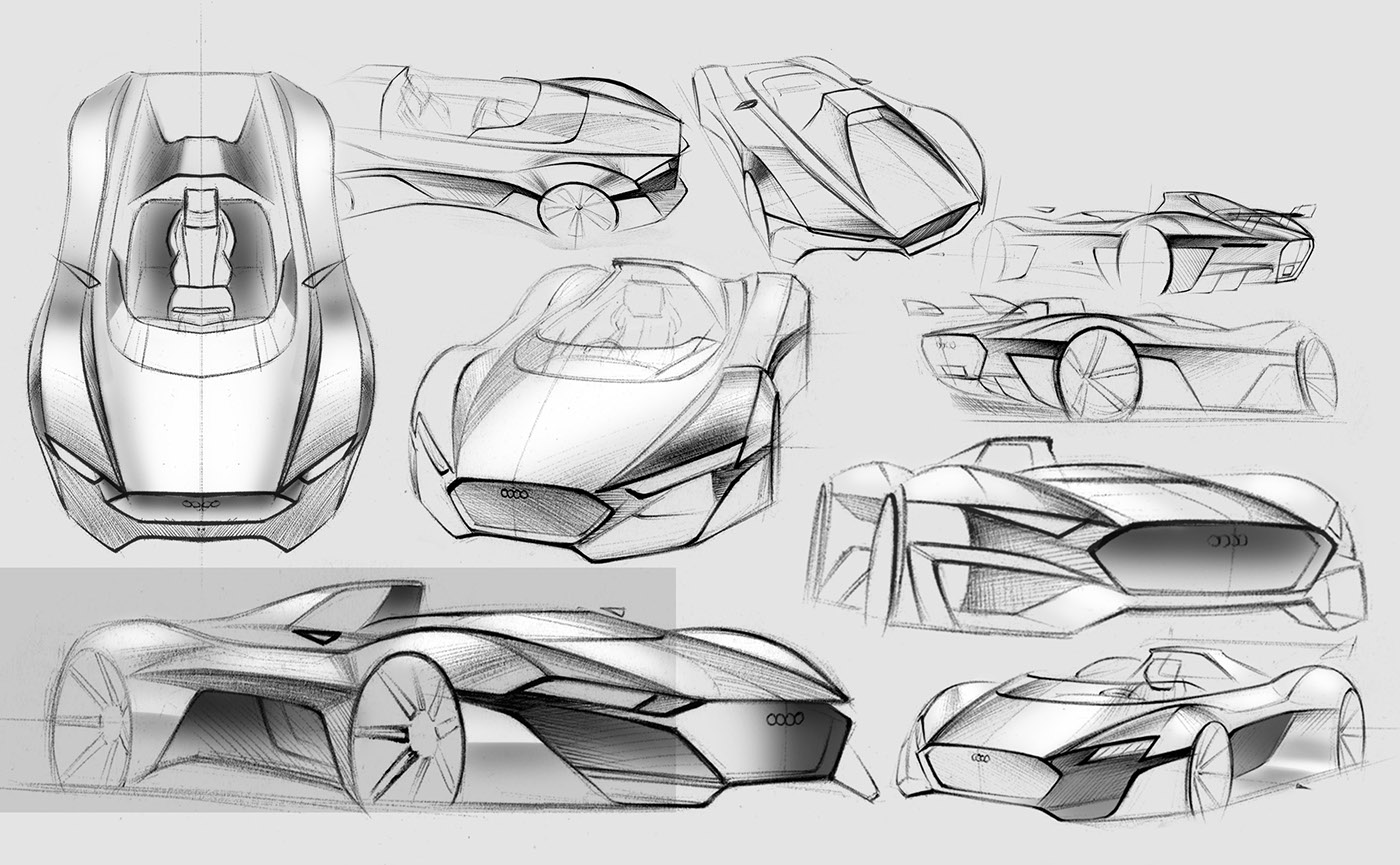 Audi panigale R8 concept car design Transportation Design Project
