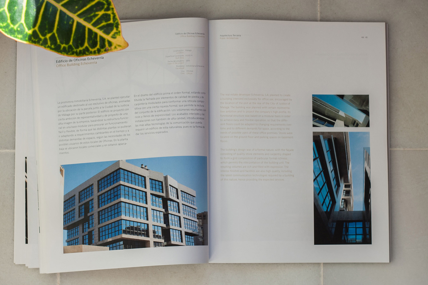 Asenjo arquitectura edificio planeamiento editorial AZUL fotogrfia manual memorandum catalogo historia
