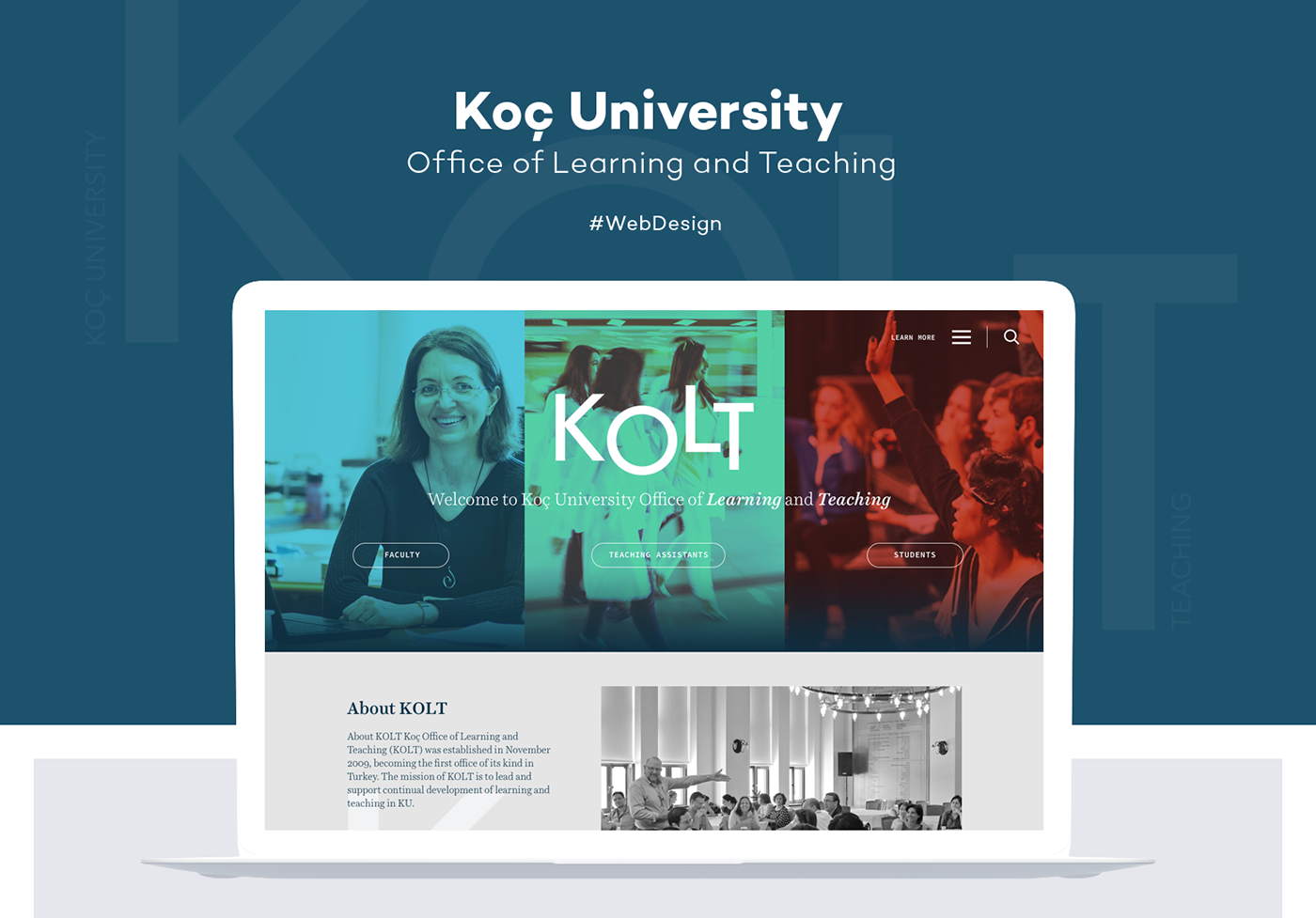 Koc University ux kolt learning teaching Web Design 