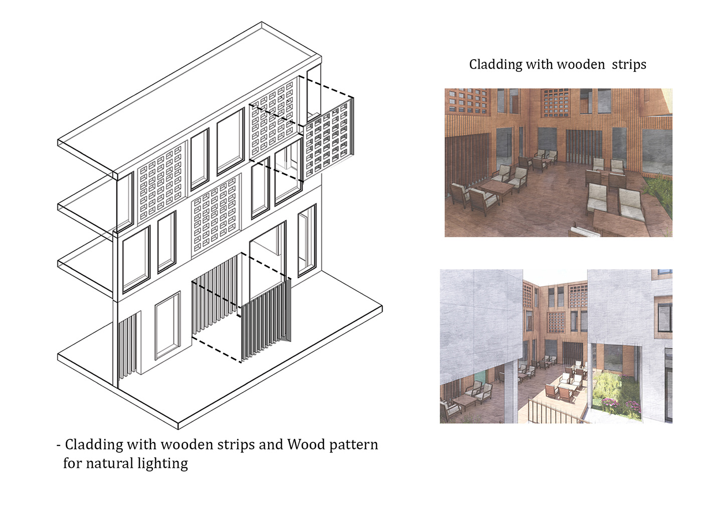 3D architecture designer Elderly Elderly Care exterior design healthcare Logo Design nursing home Render