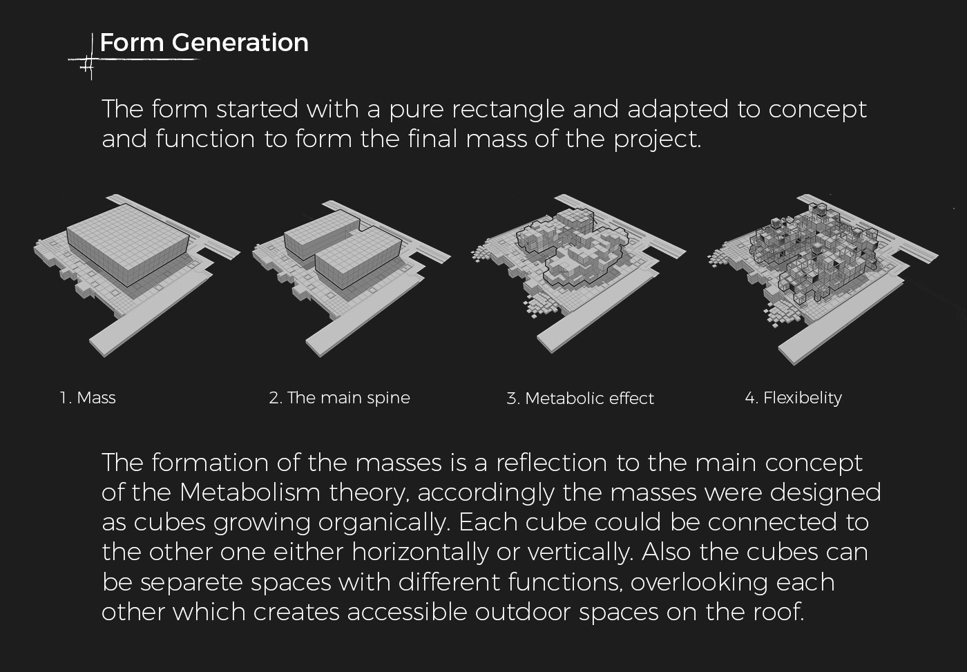 architecture art culture Education graduation graduation project ILLUSTRATION  metabolism Render visualization