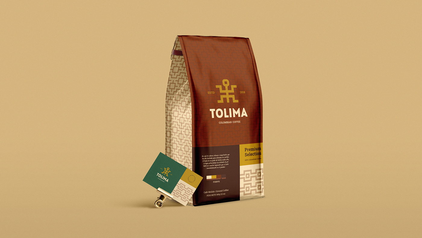 Coffee coffee brand Colombian colombian coffee Golden Ratio Golden Ratio Logo indian symbol visual identity coffee packaging