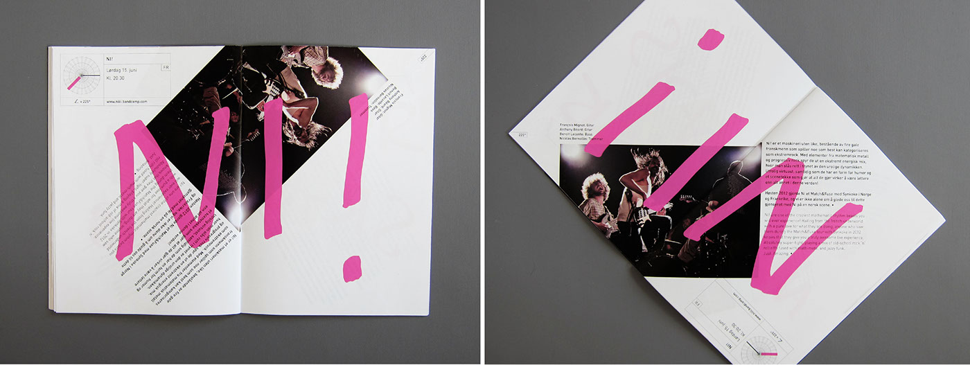 festival musicfestival oslo match&fuse jazz  typography brand Booklet poster flyer din identity experimental