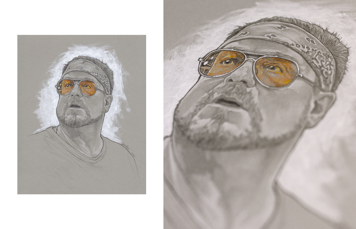 Gabz Grzegorz Domaradzki Original original drawing portrait pencil watercolor pencil soloshow Iamgabz