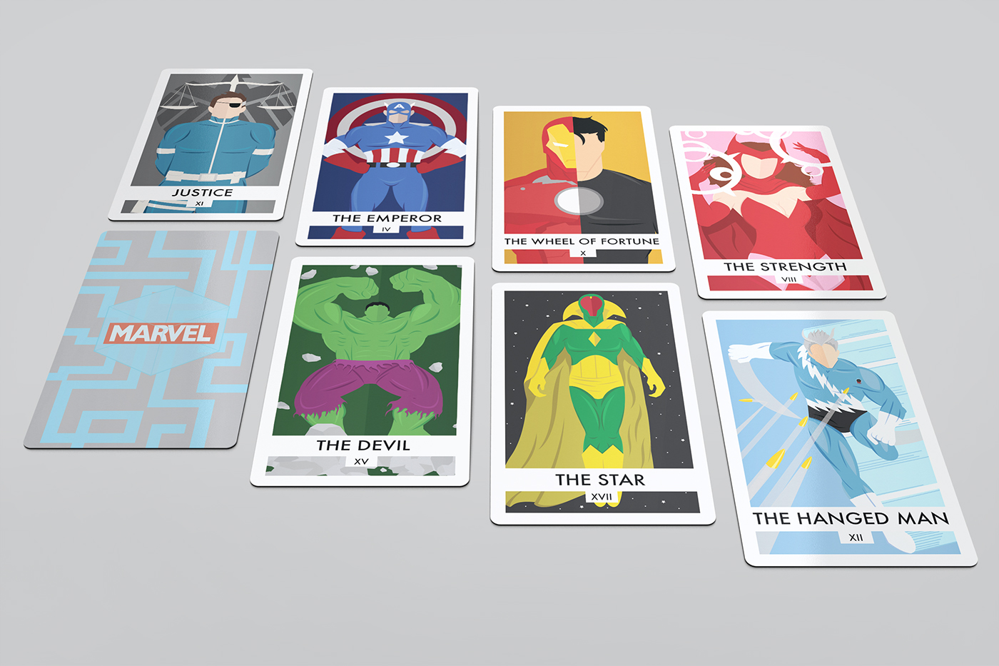 The Avengers Tarot Cards Design on Behance
