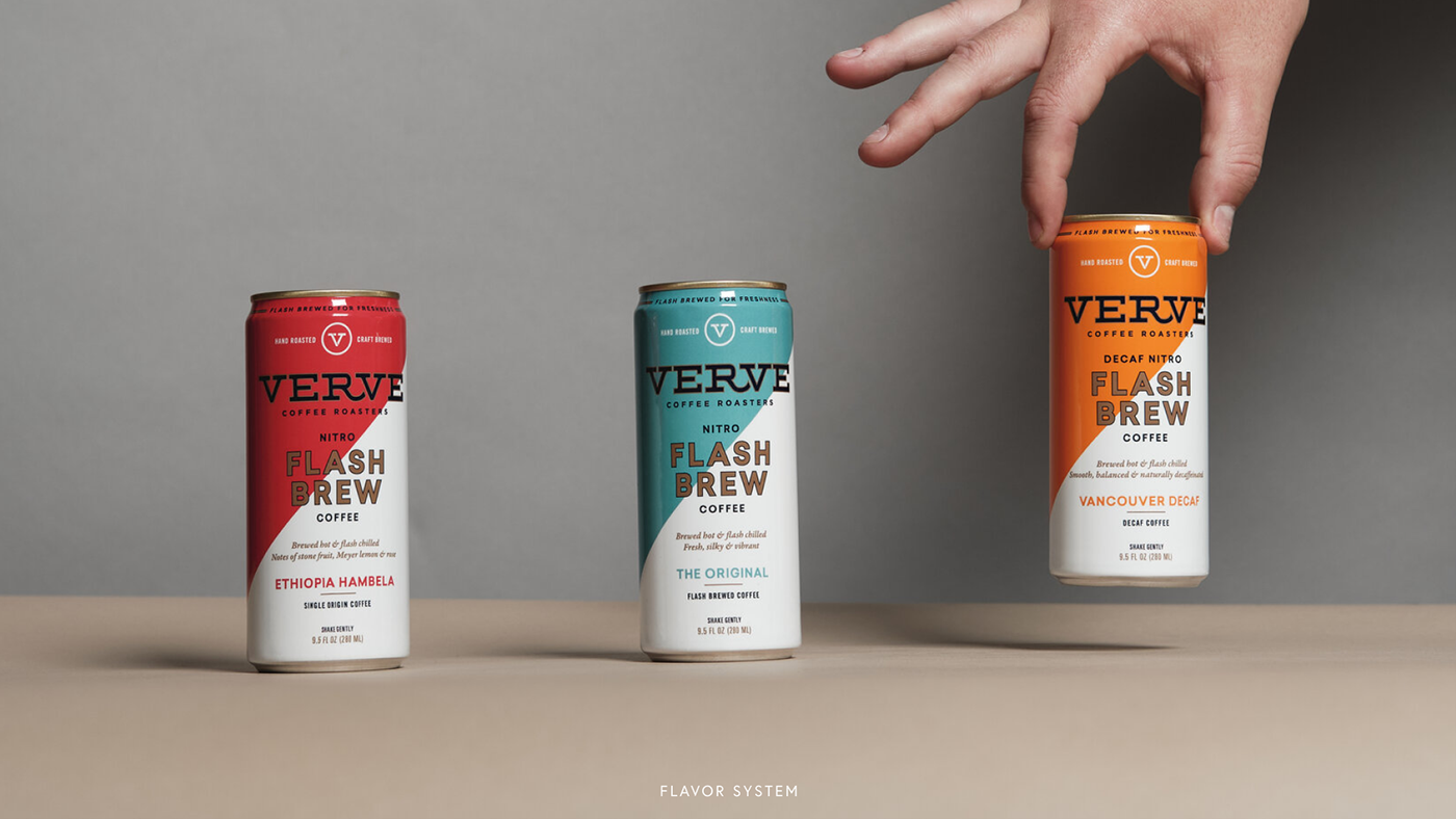 Coffee packaging design typography   visual identity