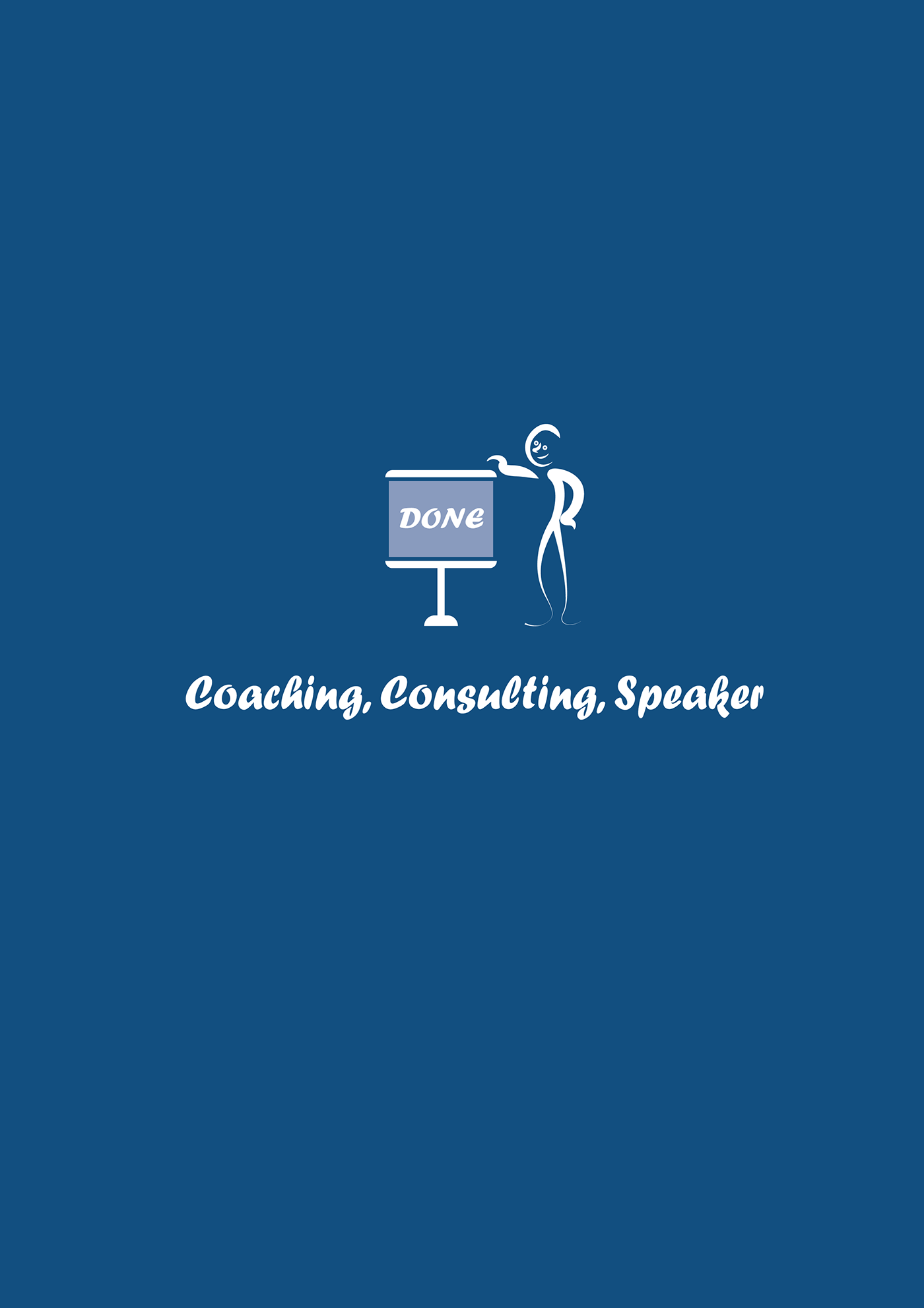 Advertising  business coatching company concept consulting logo corporate done speaker design unique logo