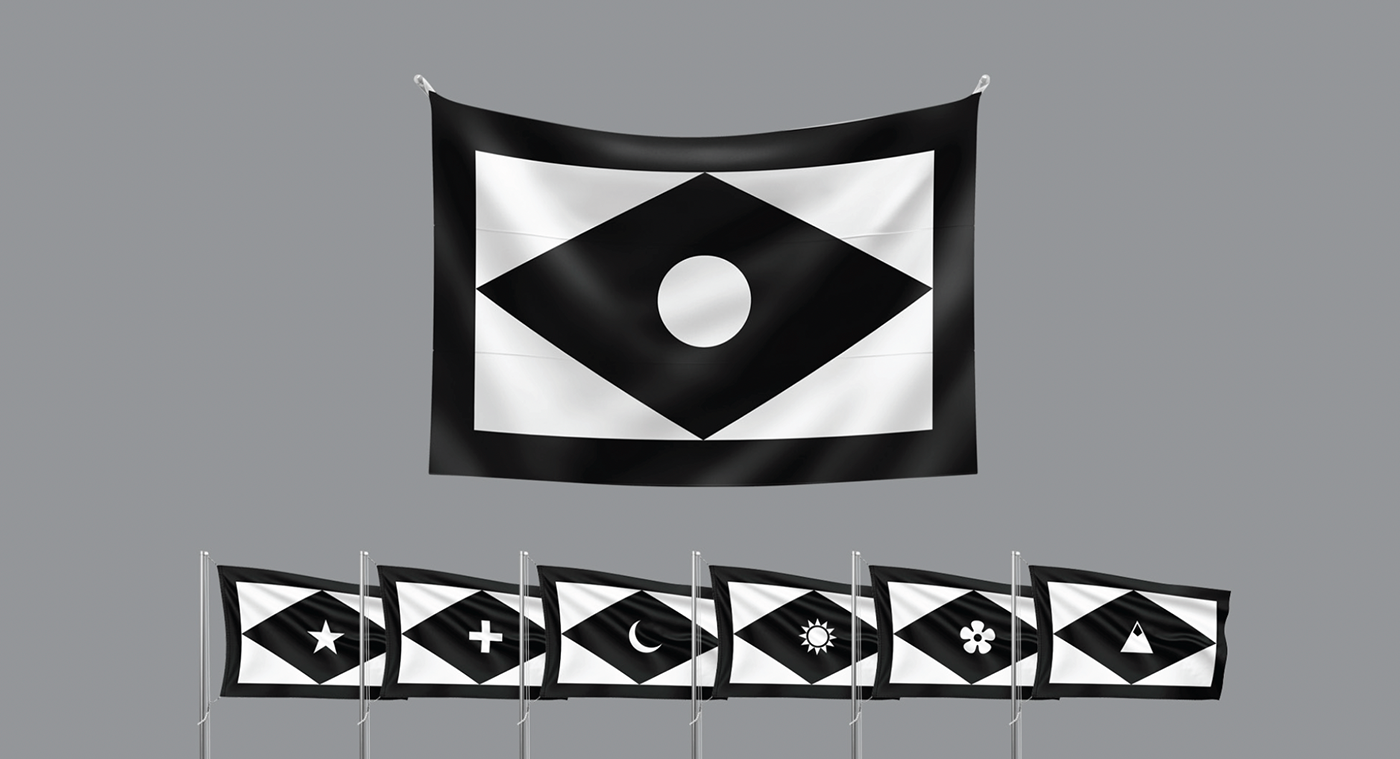 design flags graphic design  identity