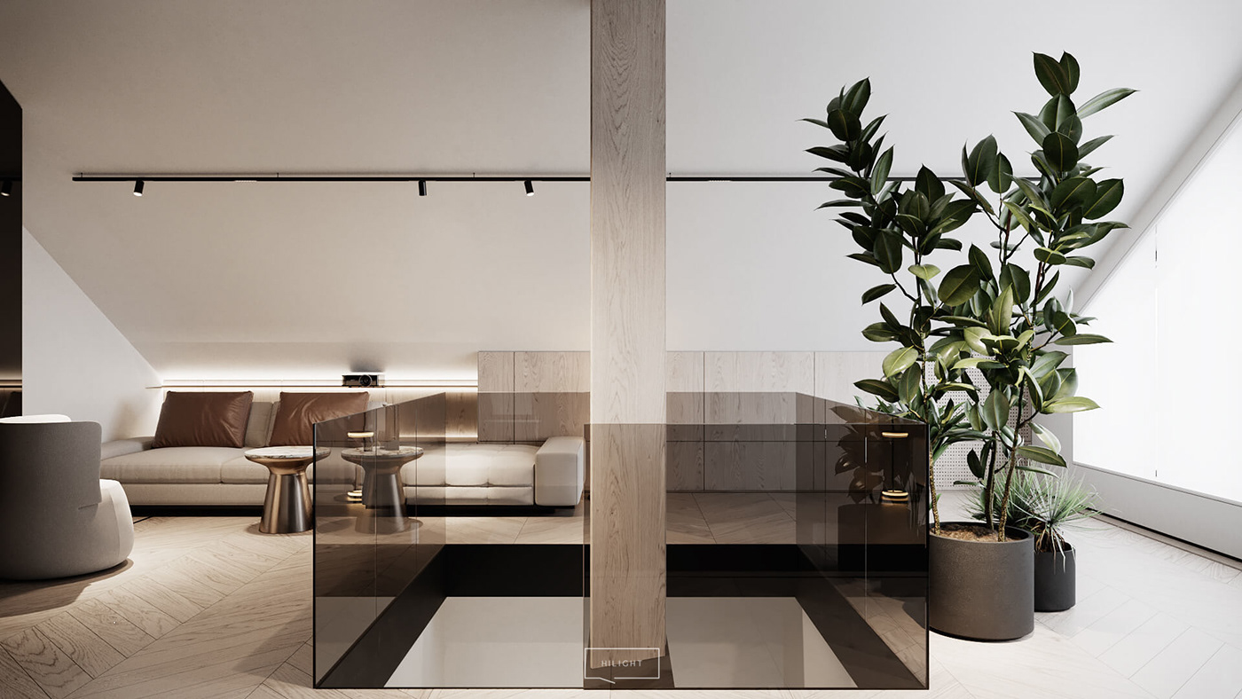 architecture design hilight Interior living minimal zahorodnii