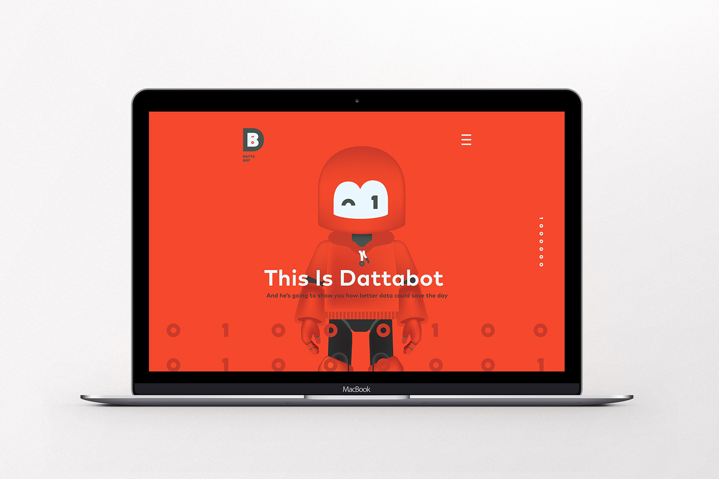 Data robot logo identity Website Character Mascot digital analog Technology