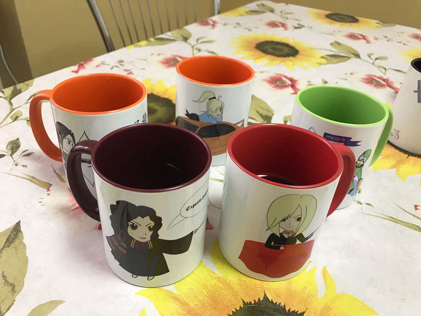 ILLUSTRATION  Characters Design Cartoons anime anime characters Branding design cups design cartoon characters Drawing  graphic design 
