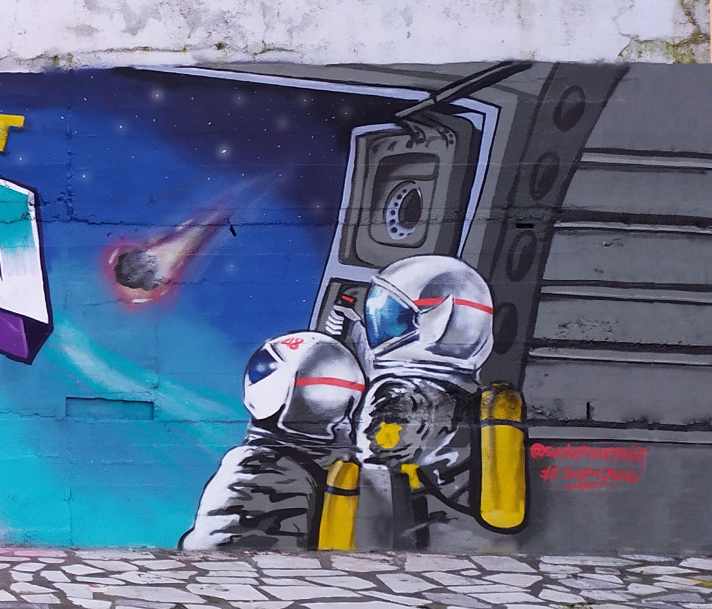 art Graffiti Marmaris Mural nasa Space  world