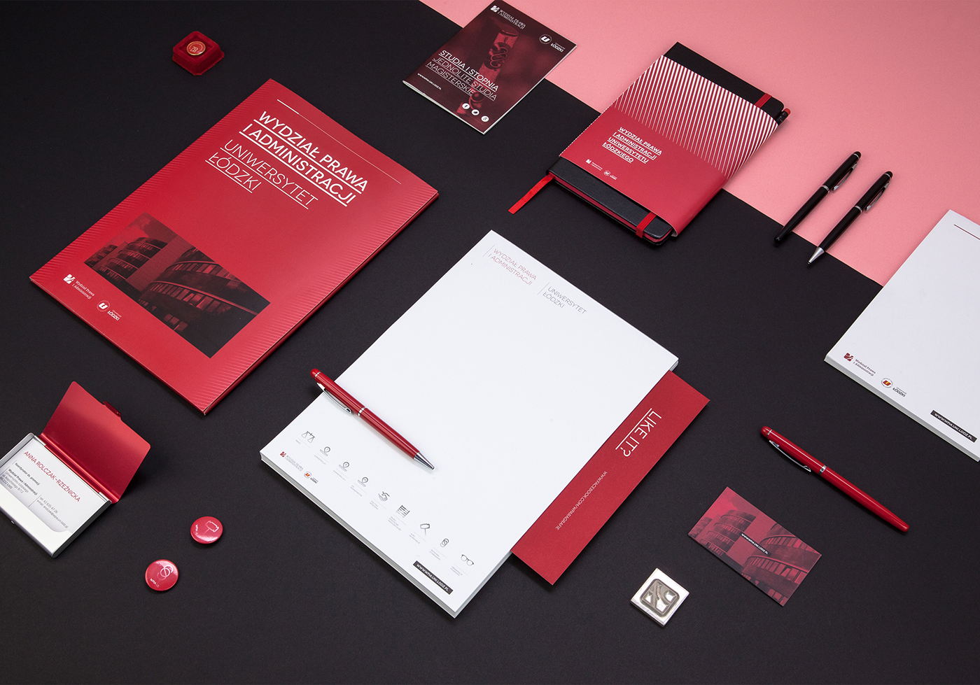 brand book visual visual identity corporate Corporate Identity business Stationery University lodz faculty school law administration brand