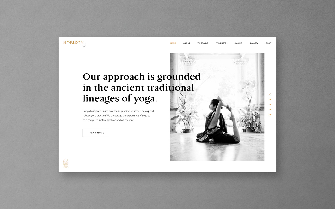 Yoga contemporary brand branding  business card letter paper statinery graphic design  Web Design  poster