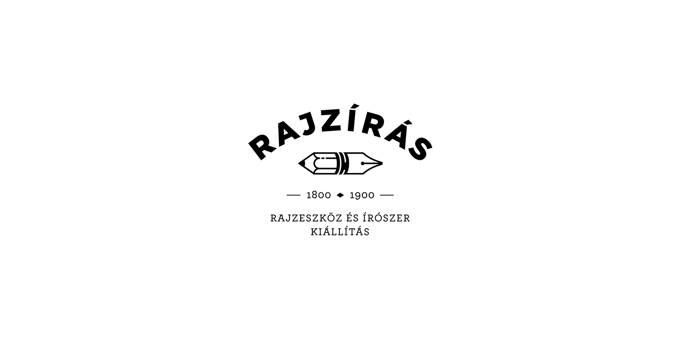 drawing tool history rajzírás logo identity Exhibition  Collection instrument tool