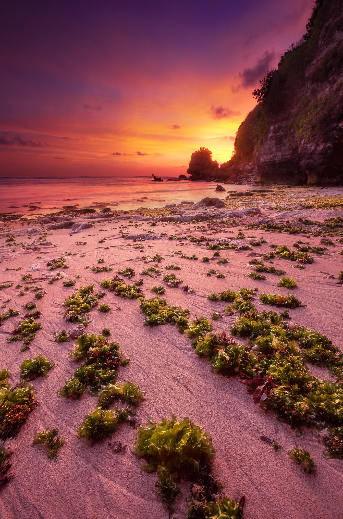 bali indonesia Travel Landscape sea Ocean sunset beach