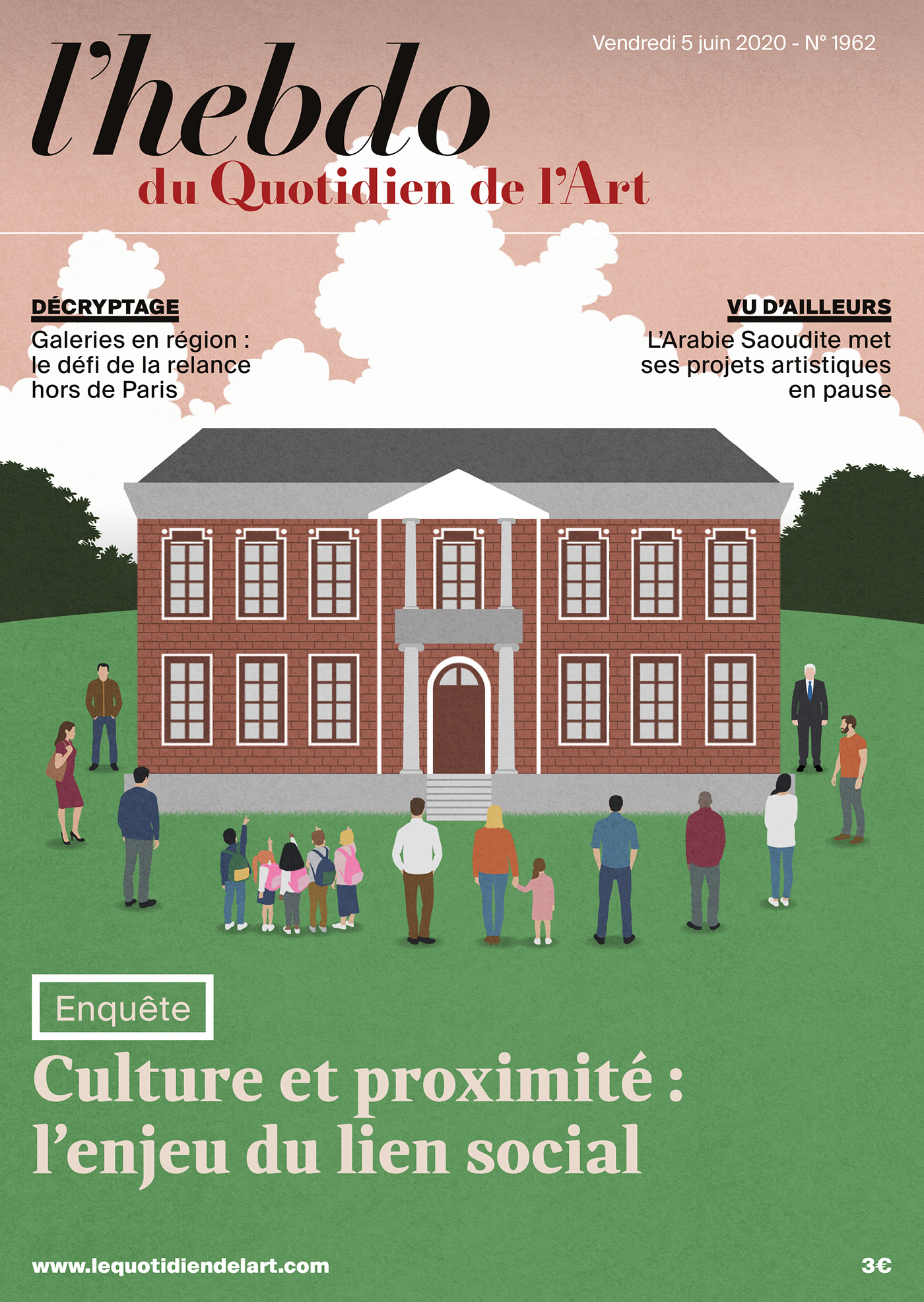 conceptual cover culture editorial issue magazine museums people Proximity social bond