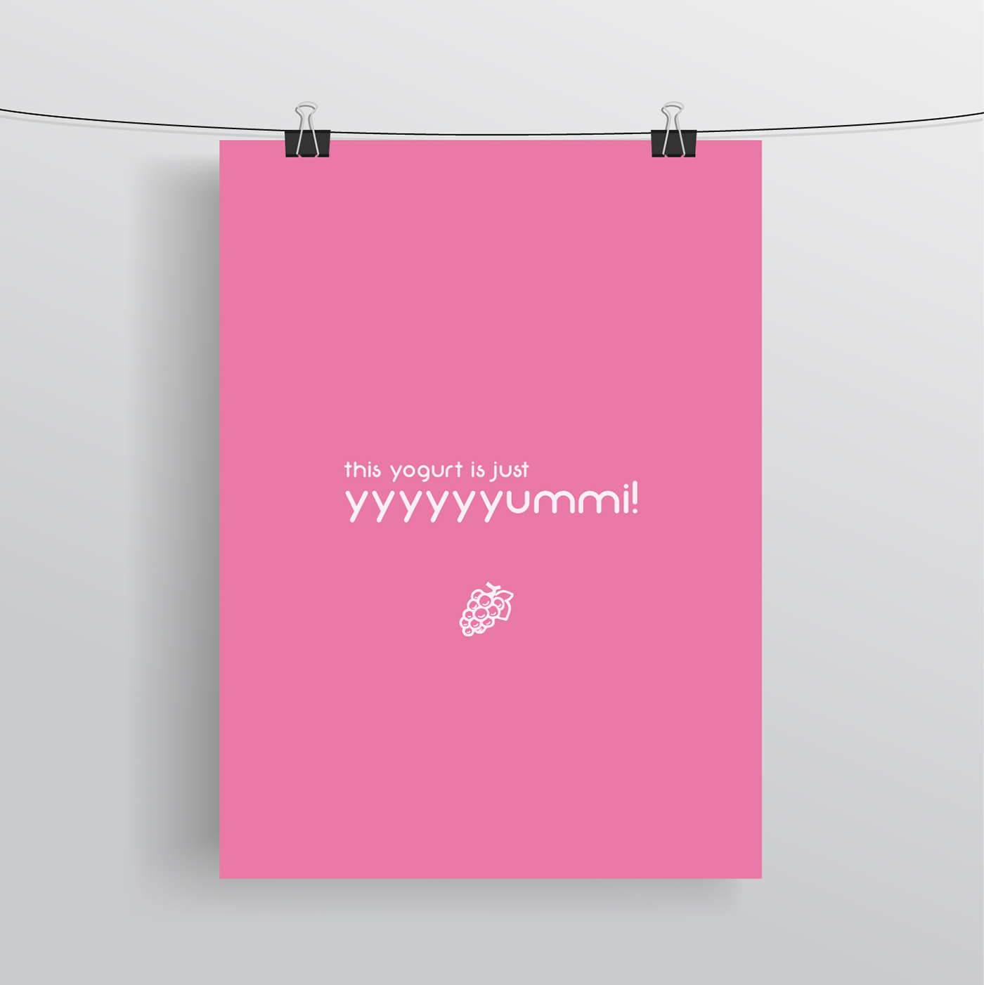 pink yogurt yummi Food  logo cool