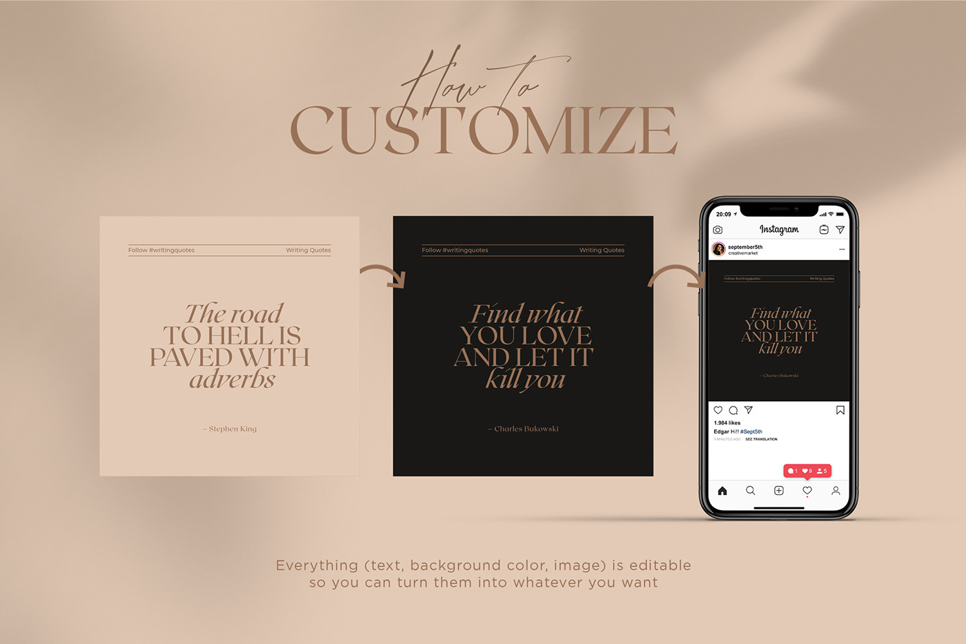 Canva template design Design for writers instagram aesthetic instagram feed Poetry  poets Social media aesthetic Social Media Design social media templates writers design