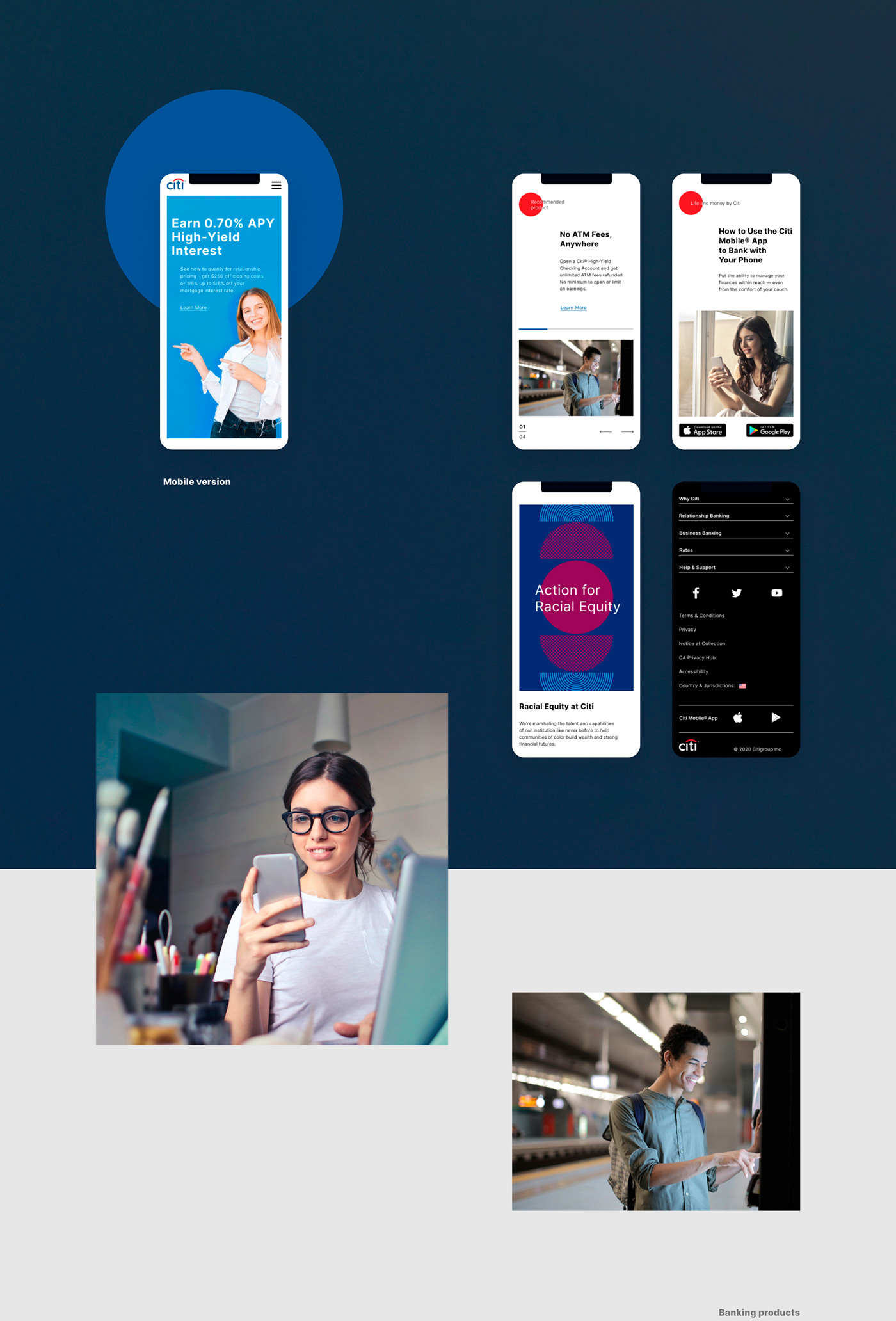 animation  Bank corporate Interface mobile product service trend ux/ui Webdesign