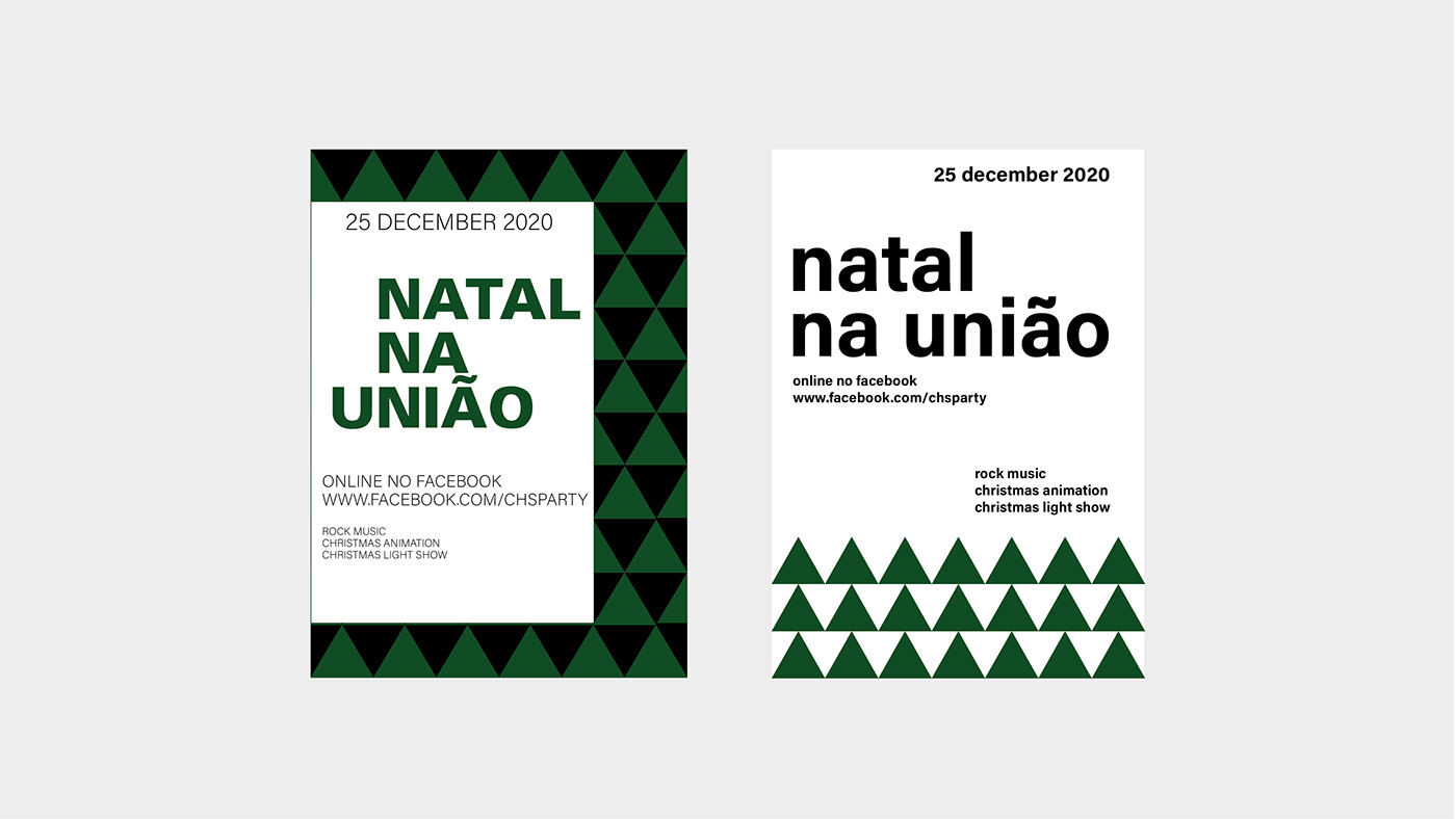 Christmas design flat flatdesign graphic minimalistic party poster simple vector