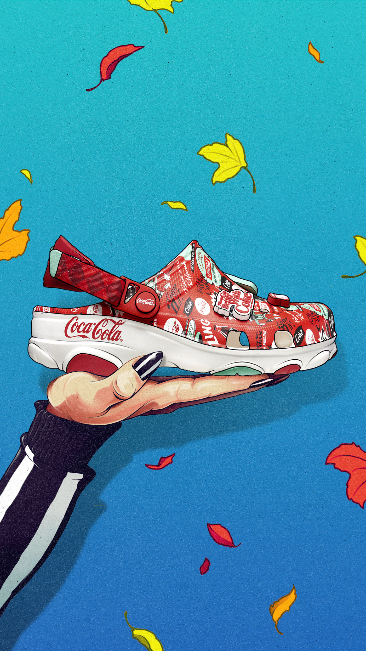 footlocker coke cocacola Crocs footwear shoeart Sneakerart seasonal design