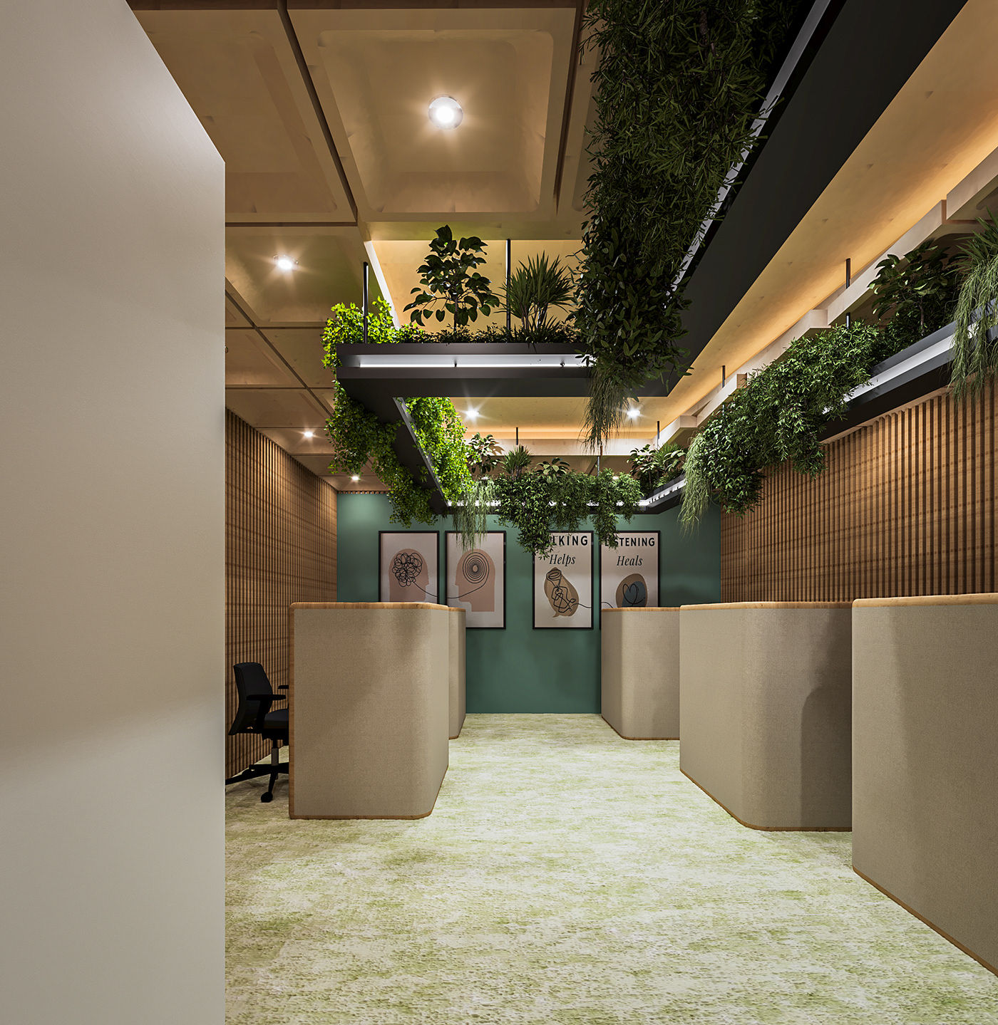interior design  Interior architecture Sustainability Biophilic Design alteration