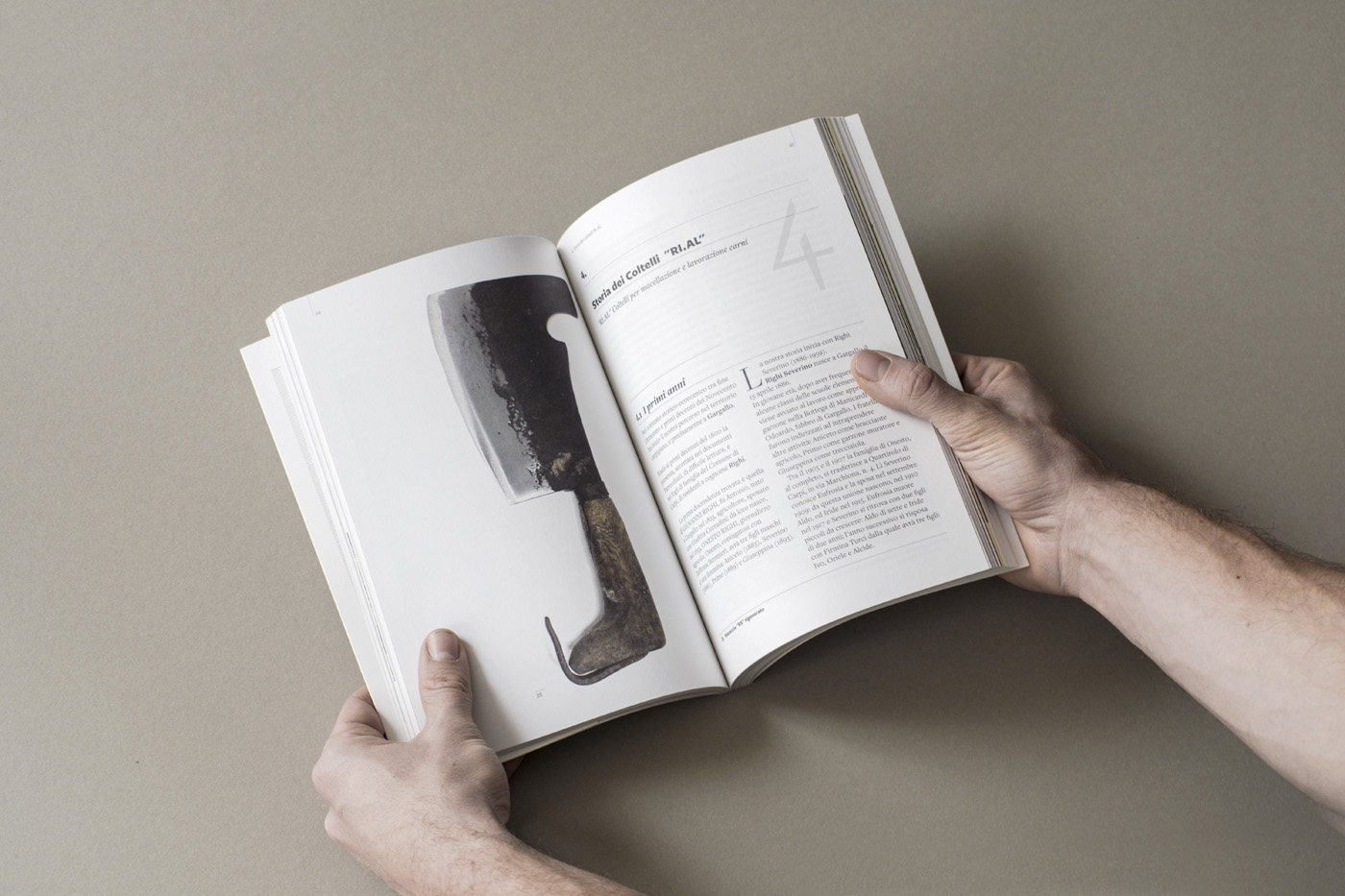 book design print cut knife art direction  slipcase corporate typography   fedrigoni