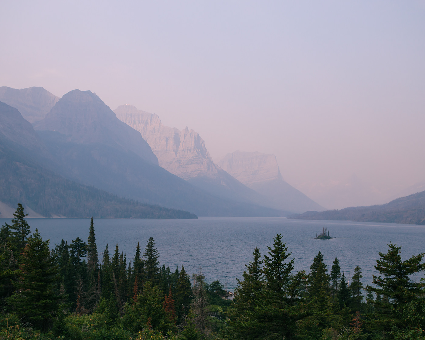 dreamy glacier national park landscape photography Montana mountains otherworldly Outdoor pastel surreal Travel