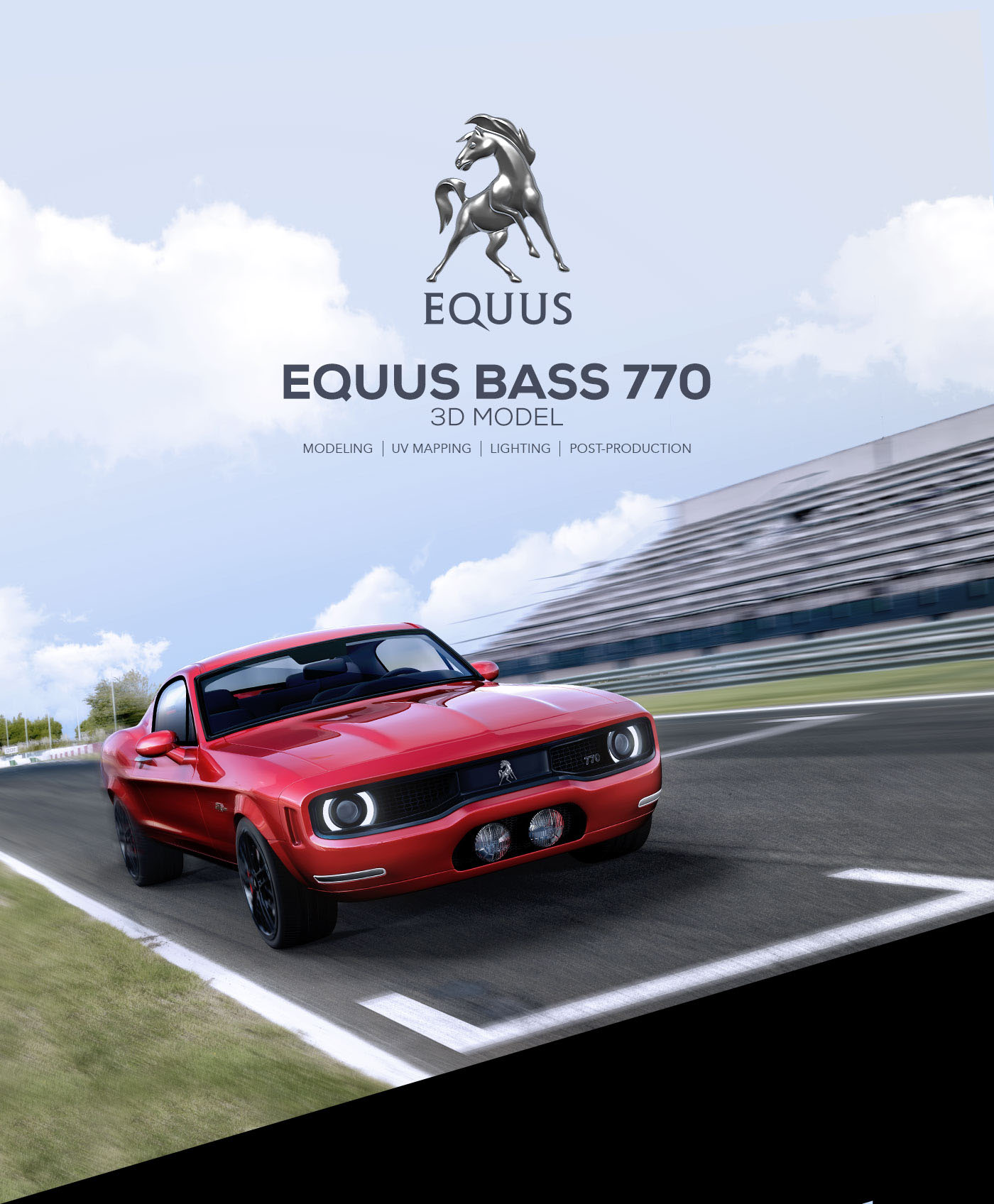 красный автомобиль equus bass 770 загрузить
