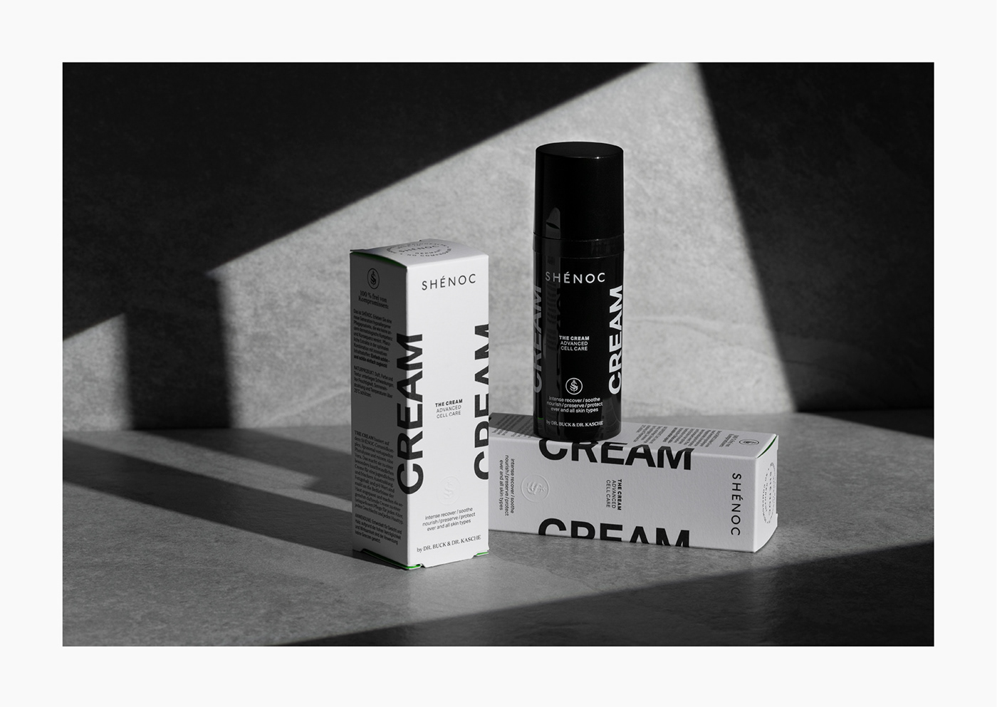 Packaging brand identity beauty cosmetics skincare typography   graphic design  dermatology black and white minimal