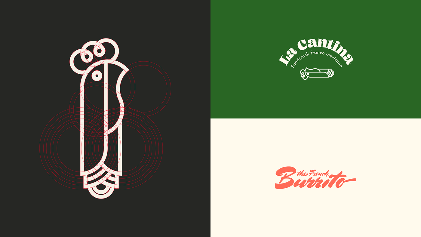 Brand Design brand identity charte graphique Logotype Logo Design visual identity Graphic Designer brand TACOS LOGO burritos logo