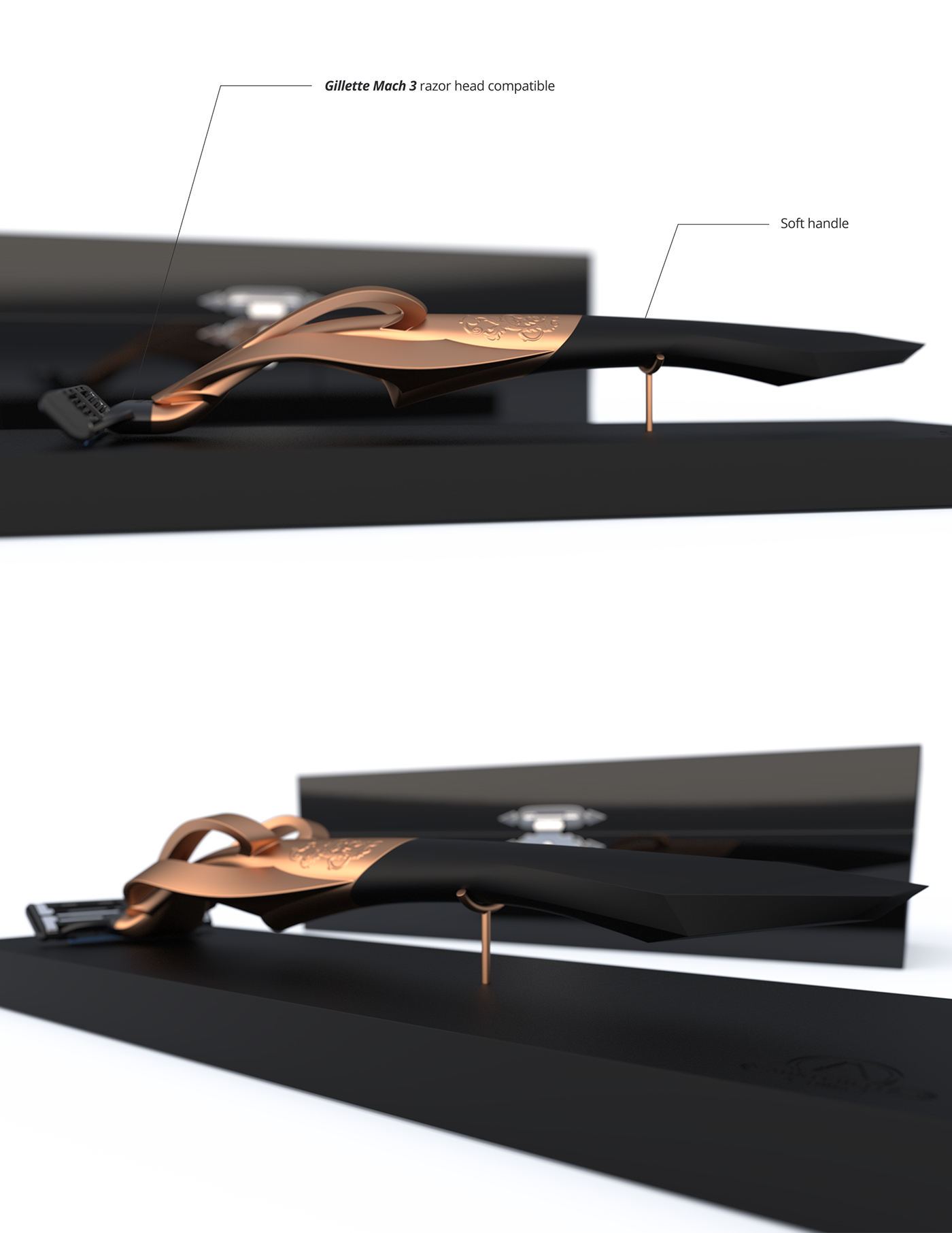 3d modeling Catia design rendering Razor