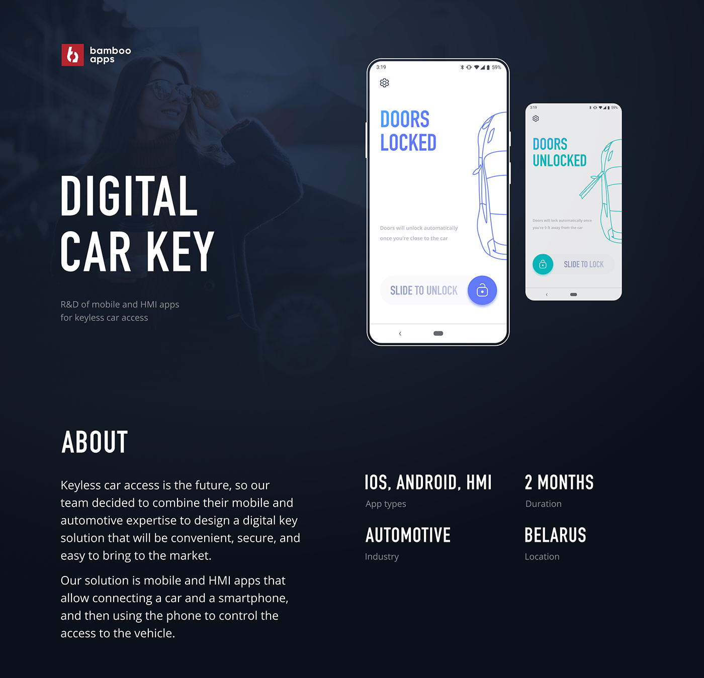 apps automotive   hmi mobile bamboo apps digital car key