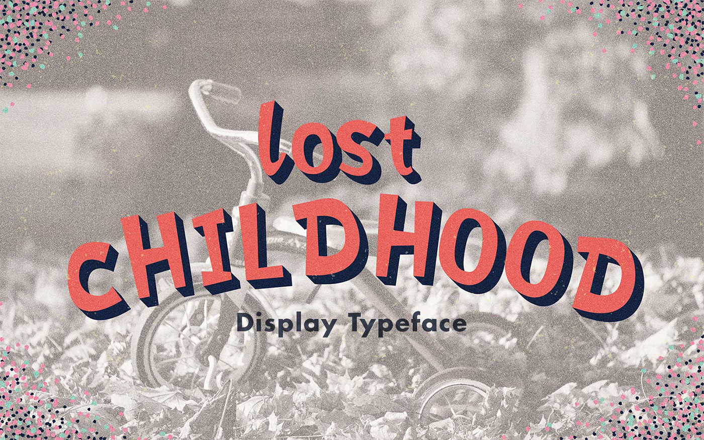font lettering Free font Retro vintage cartoon 1950's type