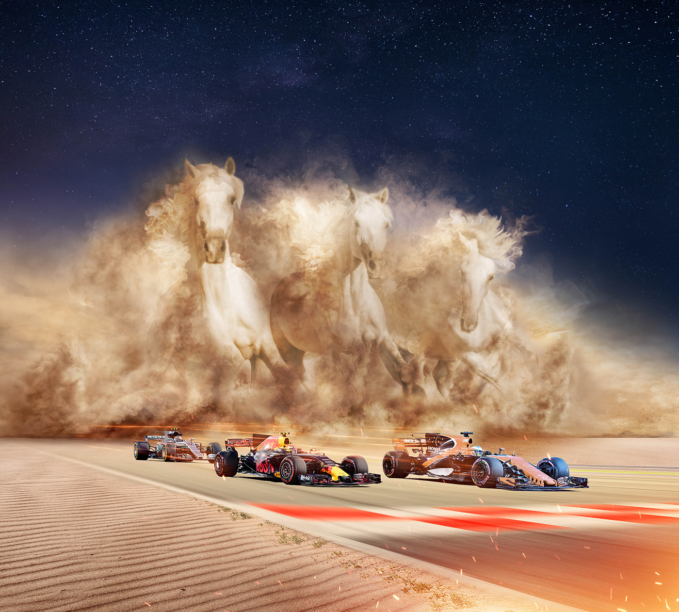 Formula 1 One desert Bahrain