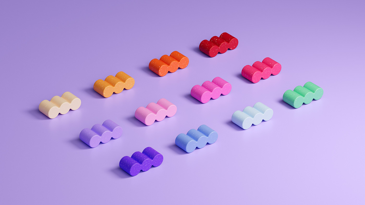 2D brand identity CGI creative design graphic design motion graphics Social media post system visual