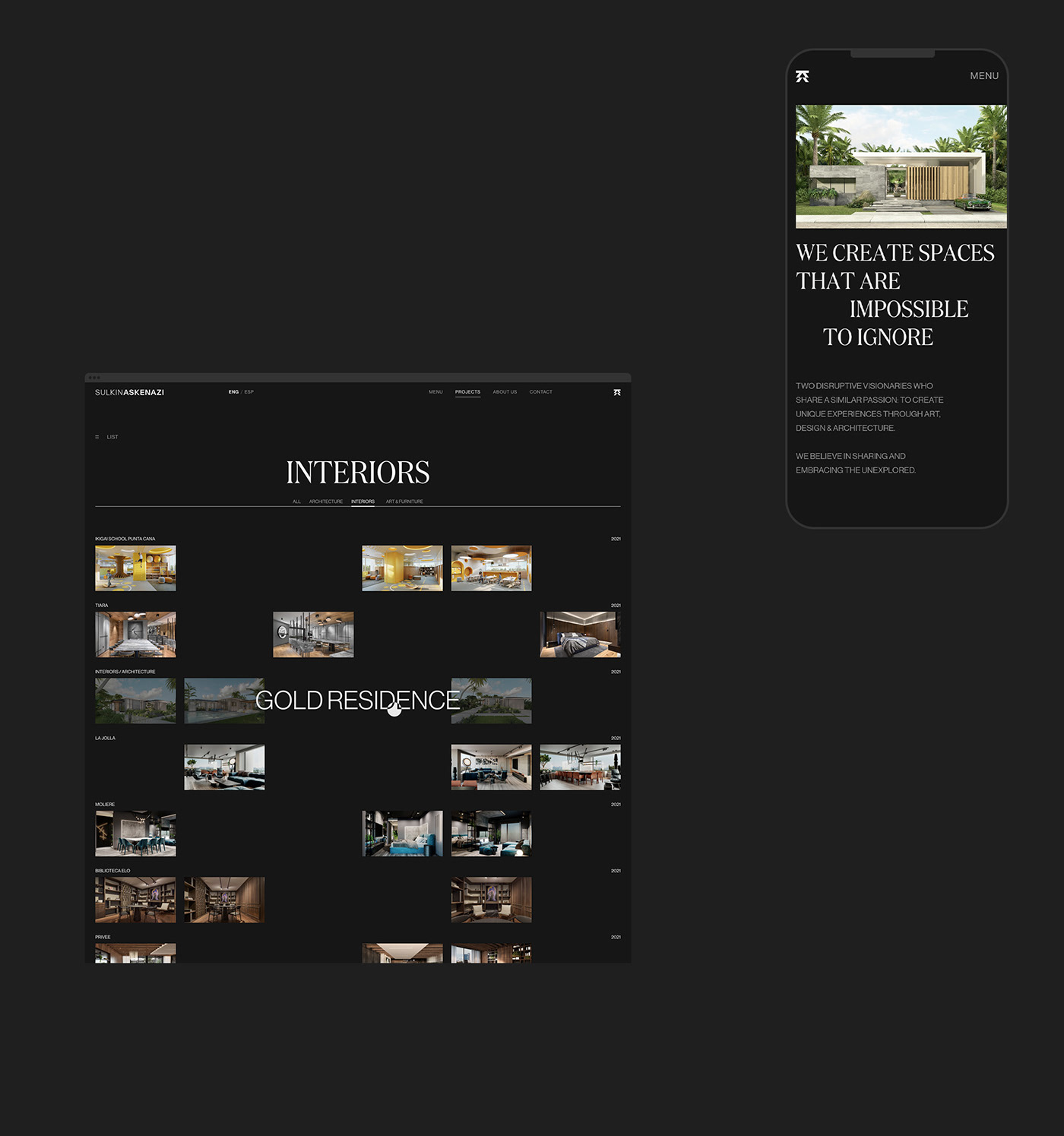 Mobile Design & Editorial Grid Layout for Web Design Project
