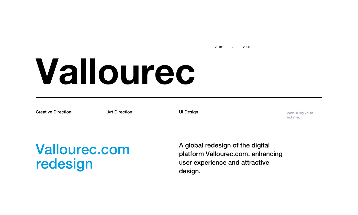 art direction  Creative Direction  design interaction UI ux Vallourec Website Display Tubes