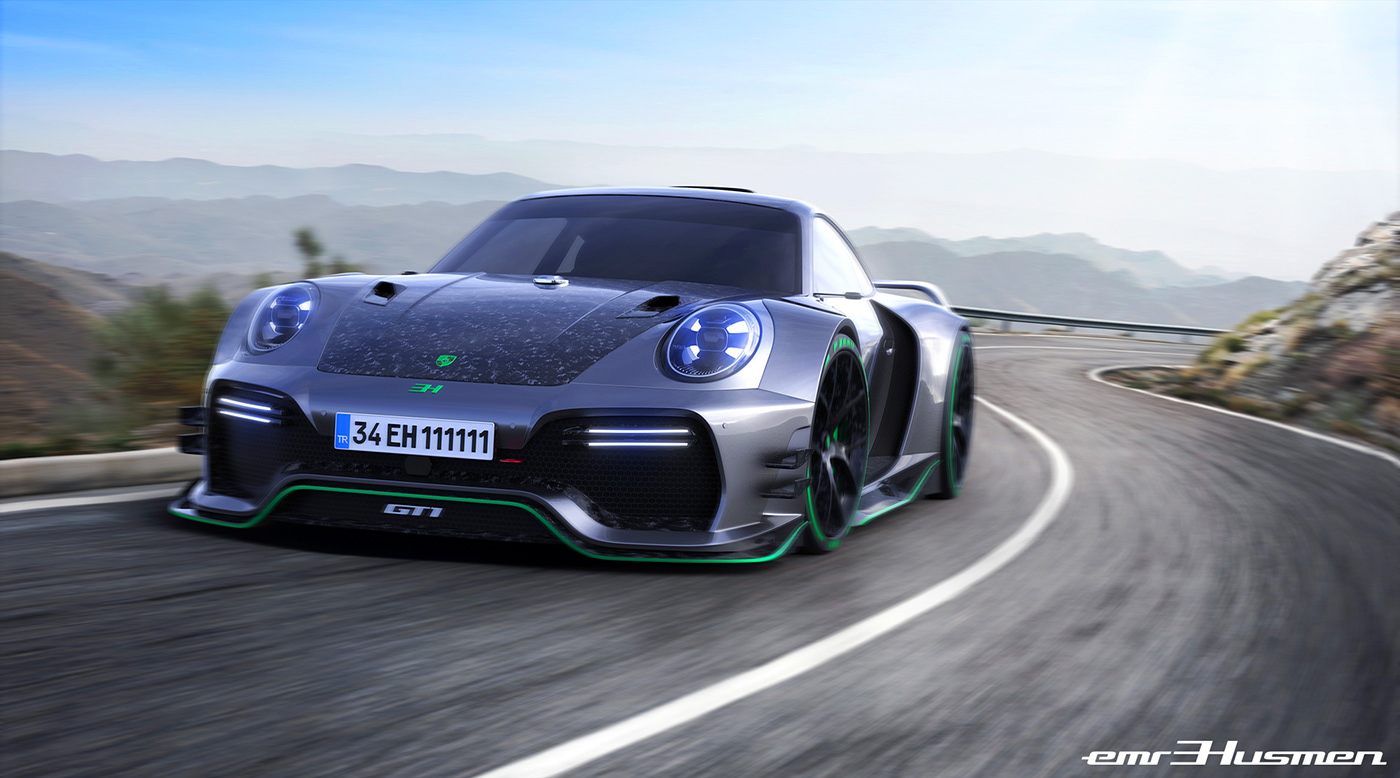 Porsche 911GT1 cardesign concept emrEHusmen tuning