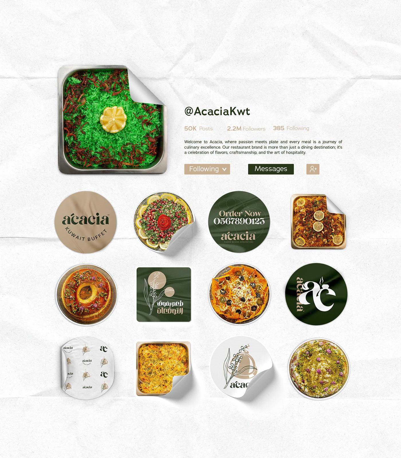 restaurant brand identity Advertising  visual identity Logo Design Restaurant Branding Kuwait branding  moosartist