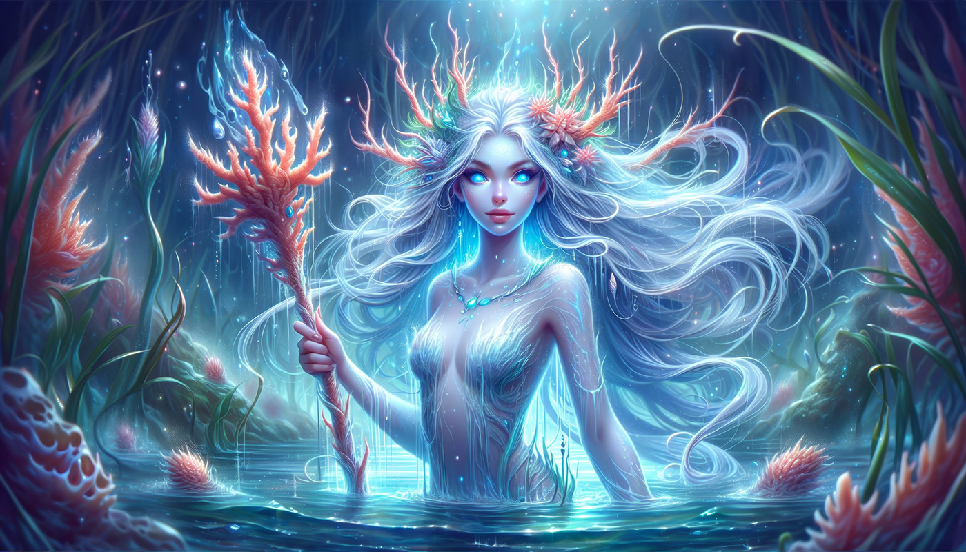 spirit fantasy idols art mistic Magic   witch ILLUSTRATION  spirits of nature spirits of water